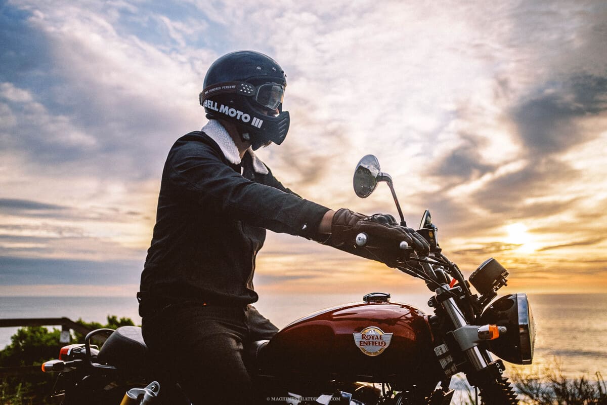 This Moto Jacket Turns Into A Backpack To Hold Your Helmet Off The