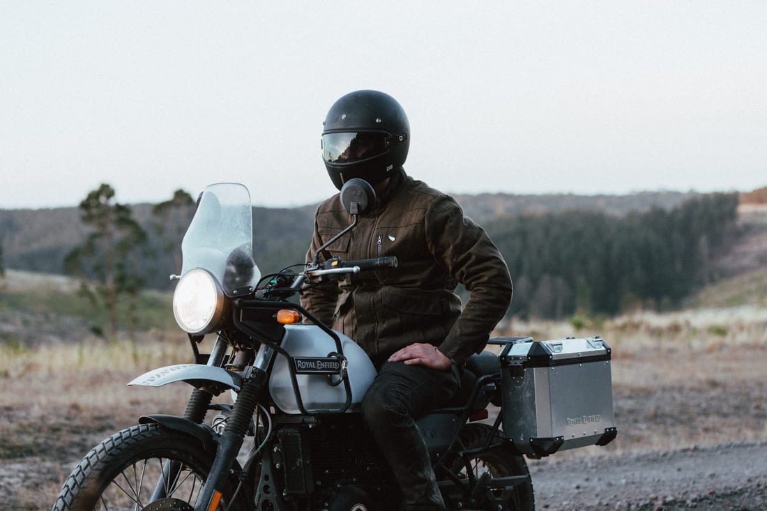 guy riding a motorcycle