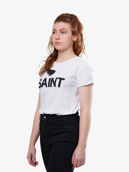 No. 1 Tee (White) | Women's Moto | SA1NT