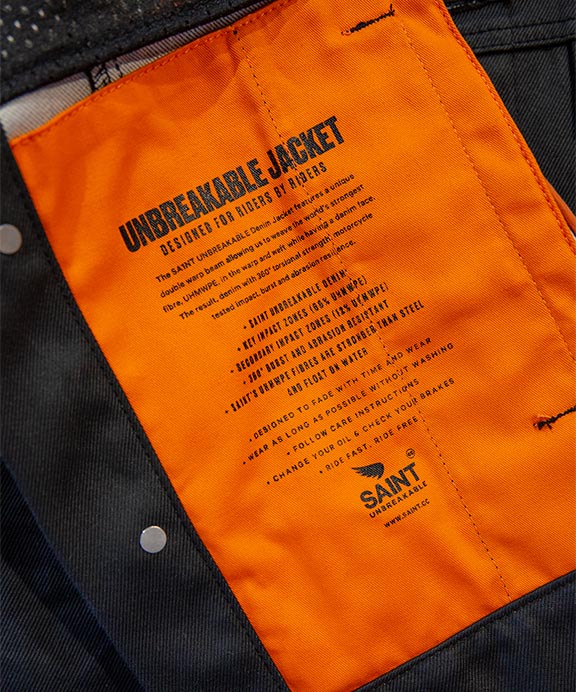 Unbreakable Jacket (Armour Pockets) - Black - SA1NT