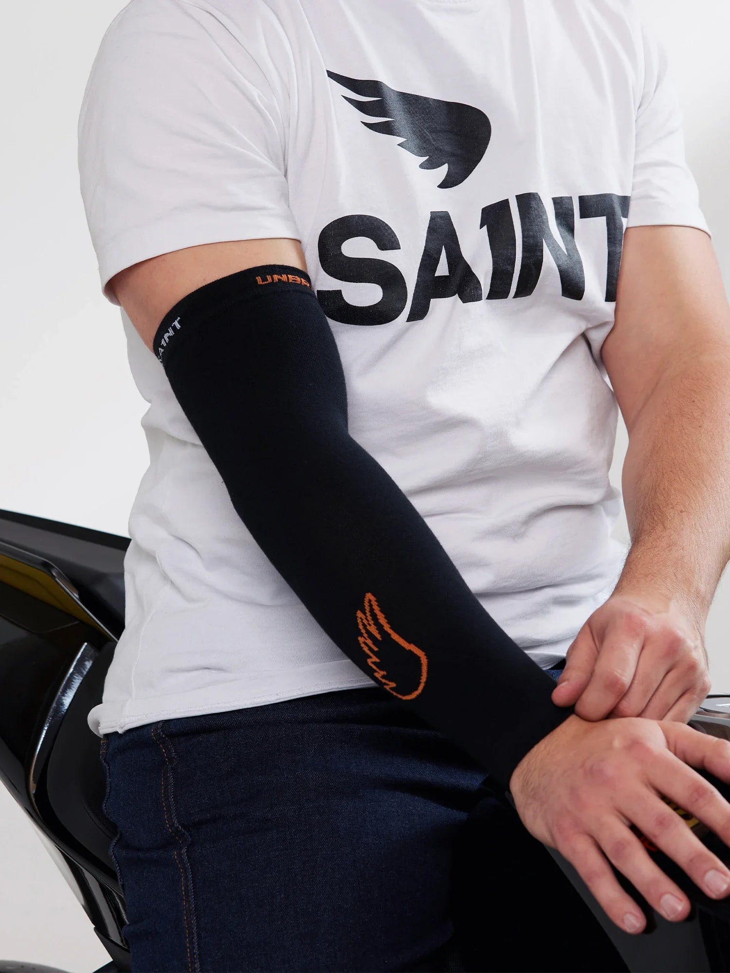Moto Compression Arm Sleeve - SA1NT