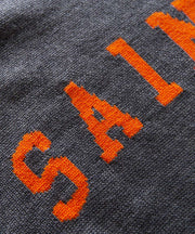 Retro Knit Crew - Grey/Orange - SA1NT
