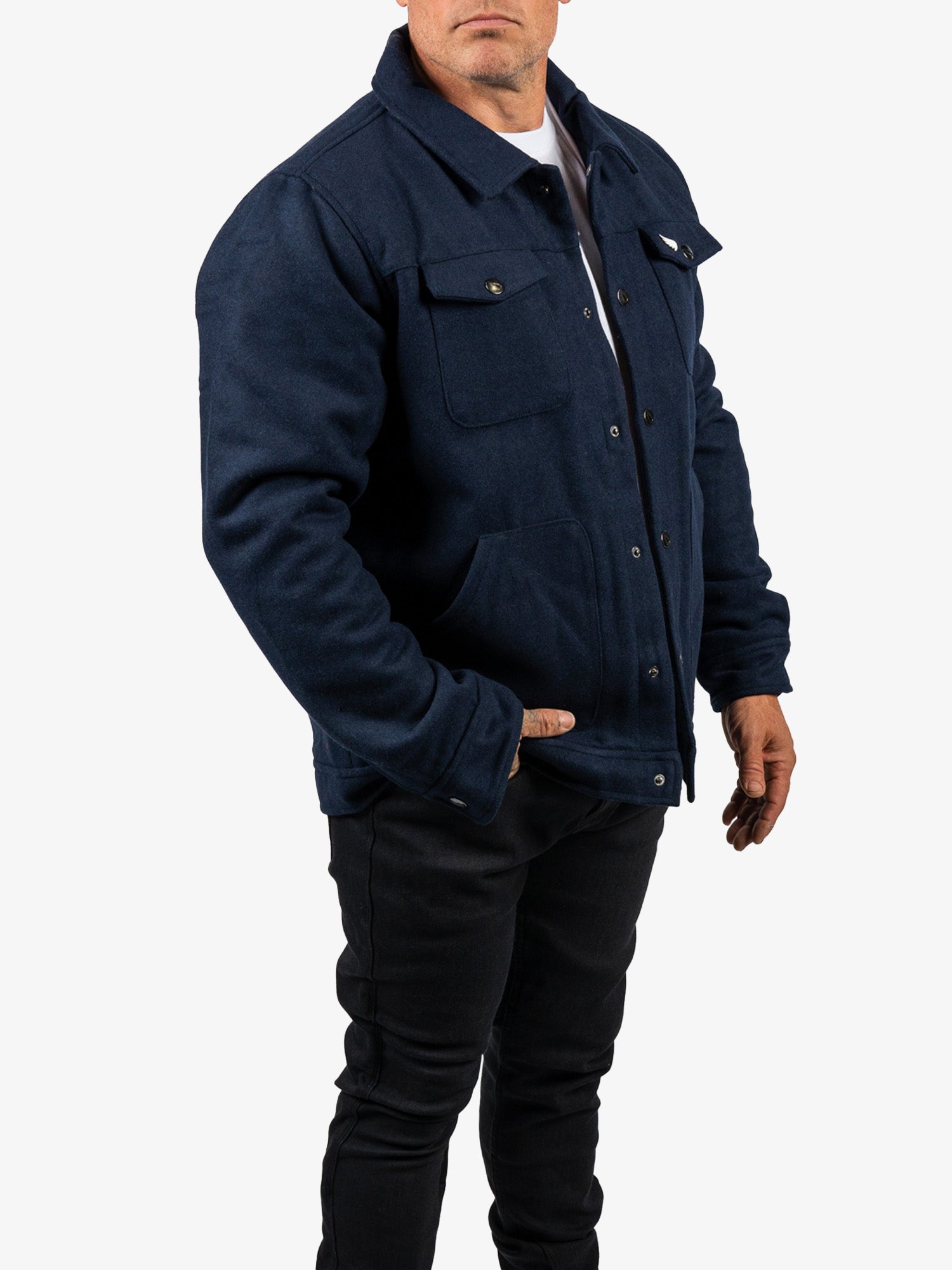 Wool Sherpa Lined Jacket – SA1NT