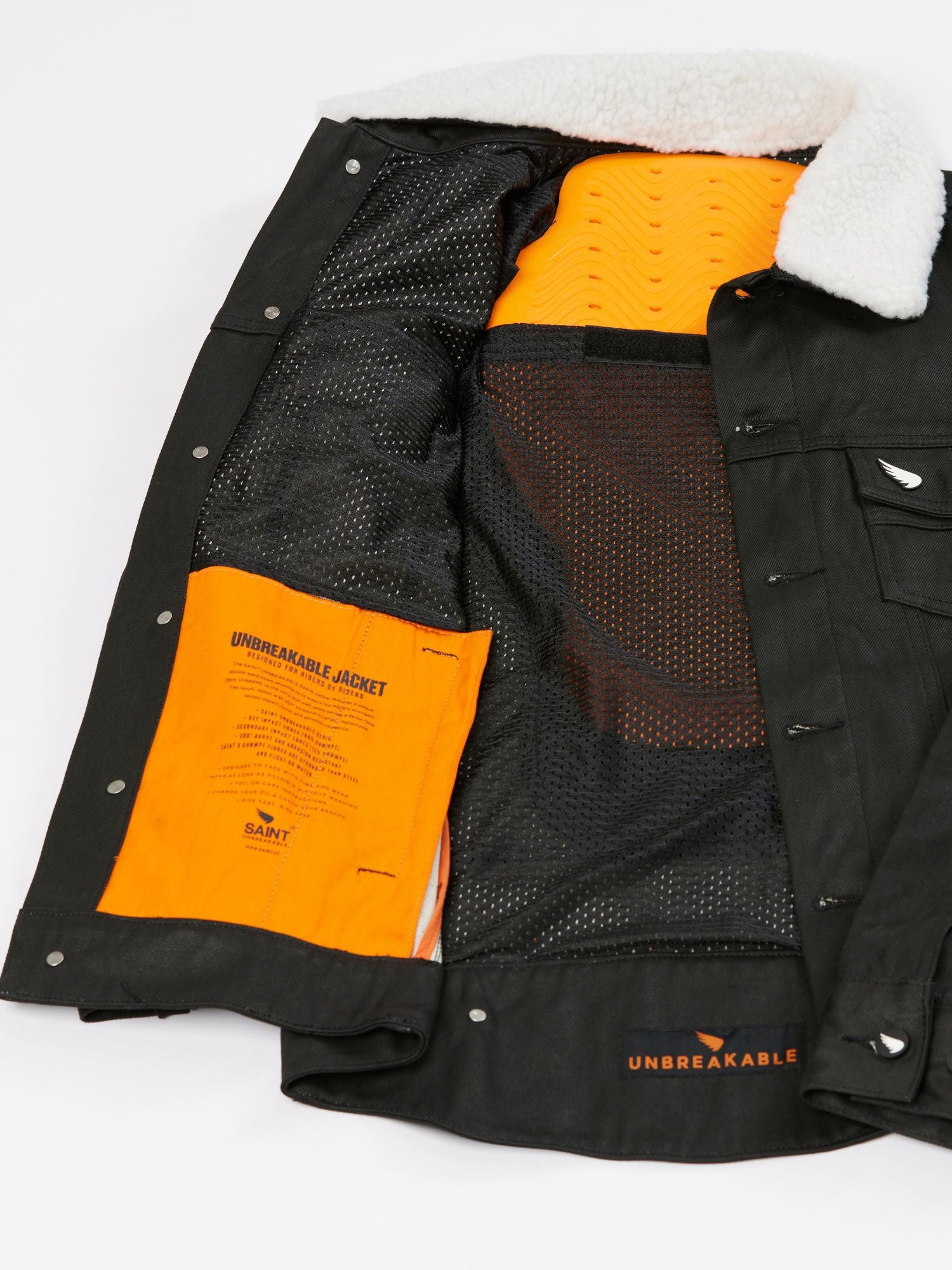 Unbreakable Jacket (Armour Pockets) - Black - SA1NT