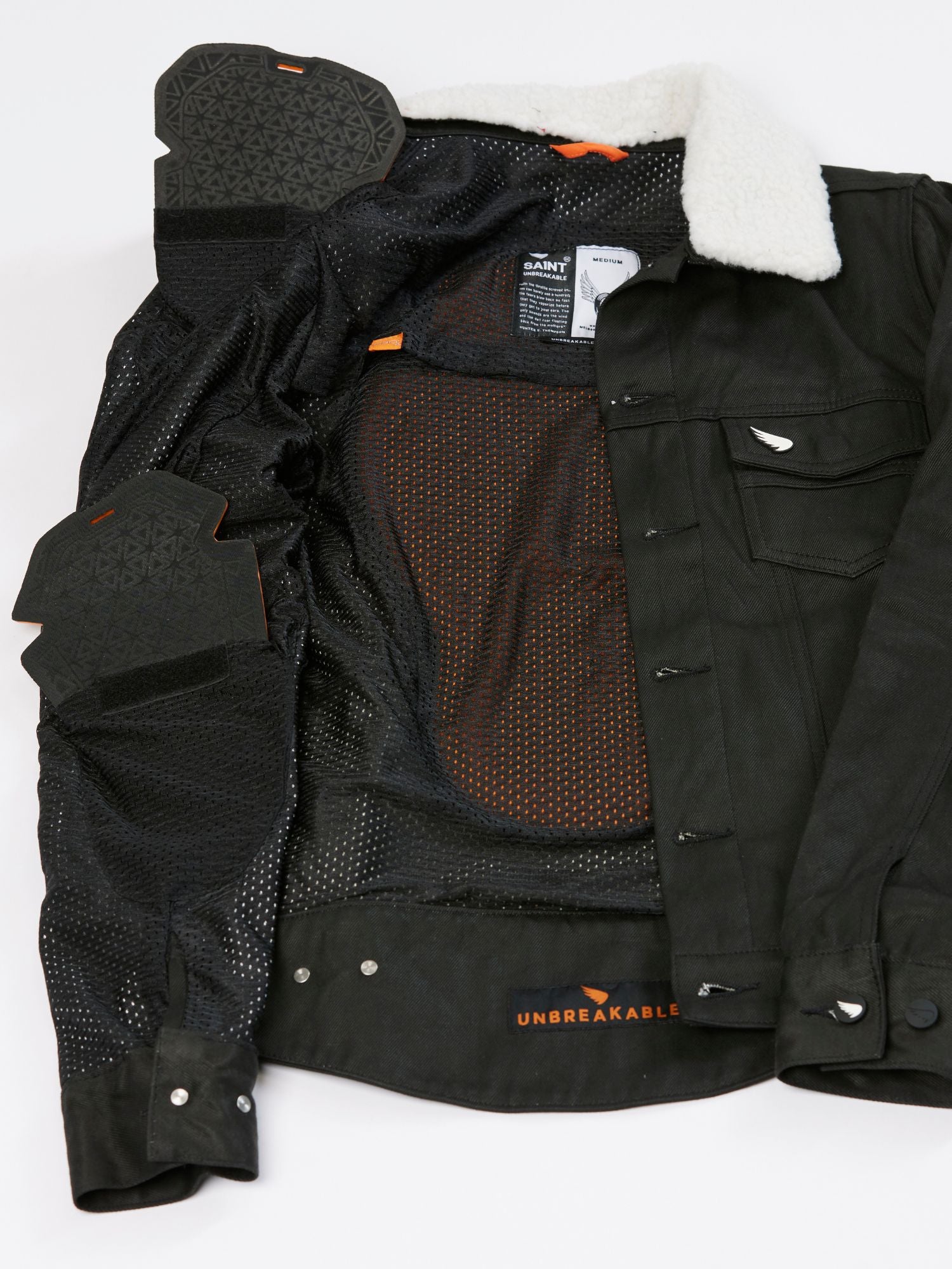 Unbreakable Jacket (Armour Pockets) - Black - SA1NT