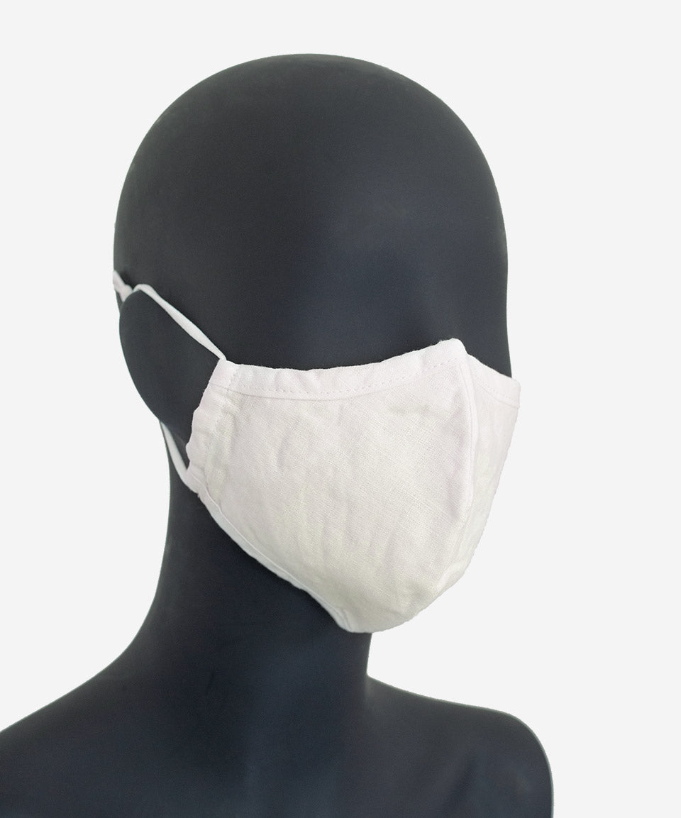 SA1NT Hemp Triple Layer Mask - Ecru - SA1NT
